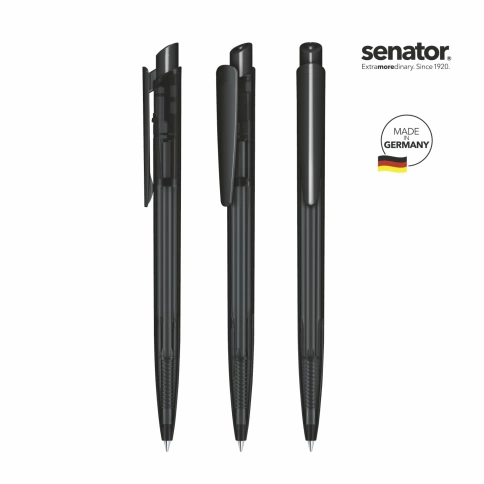 Шариковая ручка Senator Dart Clear, чёрная фото 2