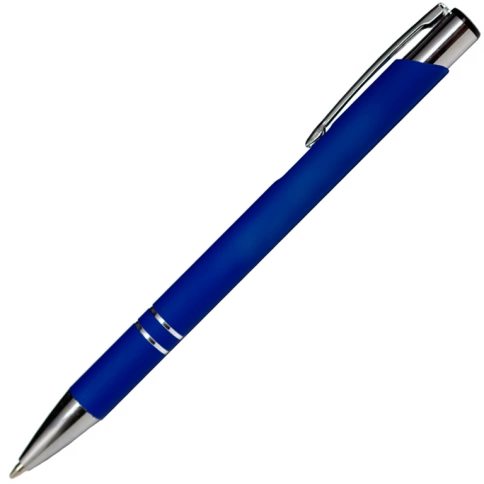 Ручка металлическая шариковая Z-PEN, COSMO Soft Touch, синяя фото 1