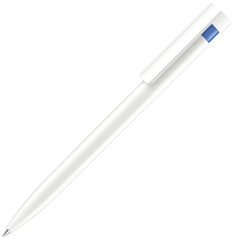 Шариковая ручка Senator Liberty Basic Polished, белая с синим фото 1