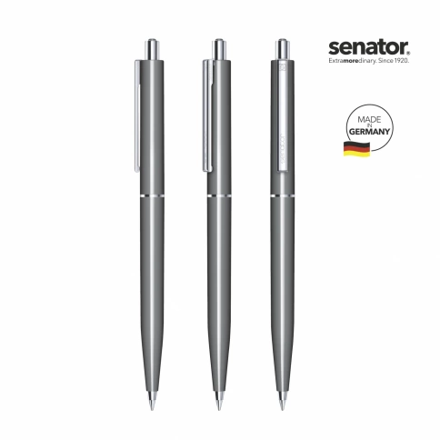Шариковая ручка Senator Point Polished, серая 9C фото 2