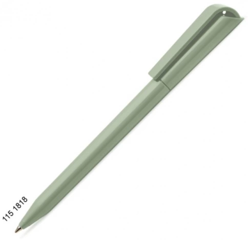 Ручка пластиковая шариковая Grant Prima, серо-зелёная фото 1