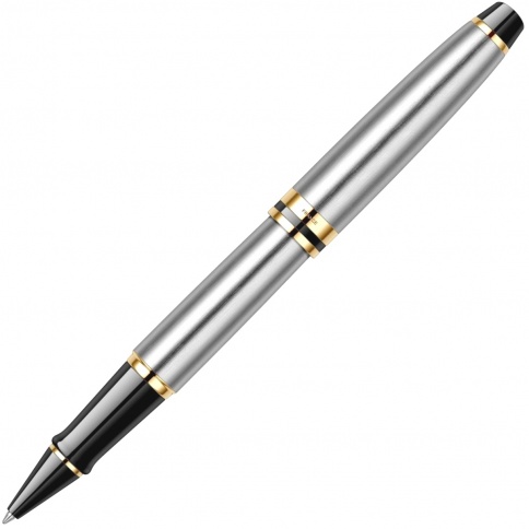 Ручка роллер Waterman Expert 3 (S0951980) Steel GT F черные чернила подар.кор. фото 3