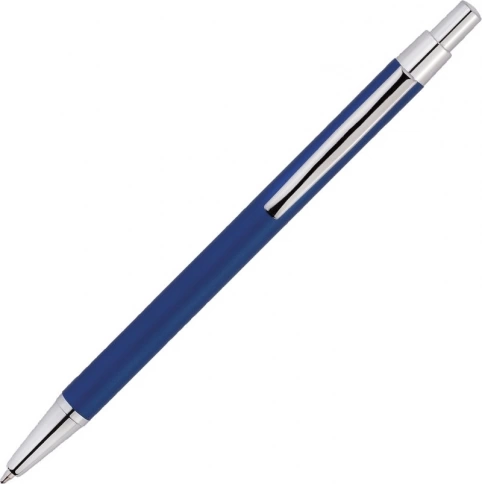 Ручка металлическая шариковая Vivapens MOTIVE, синяя с серебристым фото 3