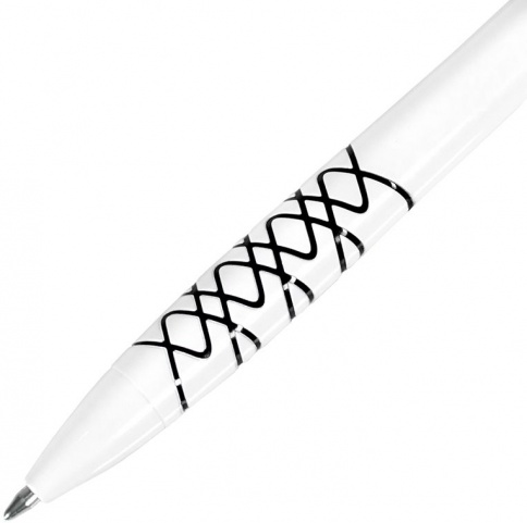 Шариковая ручка Neopen N11, белая с чёрным фото 2
