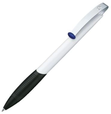 Шариковая ручка Senator Matrix Polished, бело-синяя фото 1