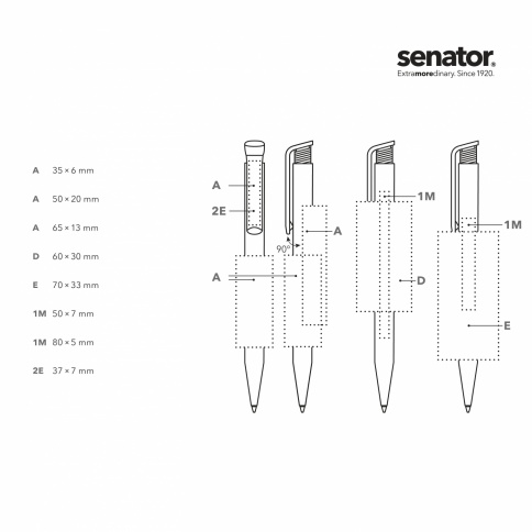 Шариковая ручка Senator Super-Hit Basic Polished, белая с салатовым фото 3
