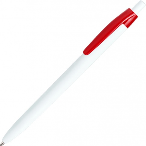 Шариковая ручка Vivapens Darom, белая с красным фото 1