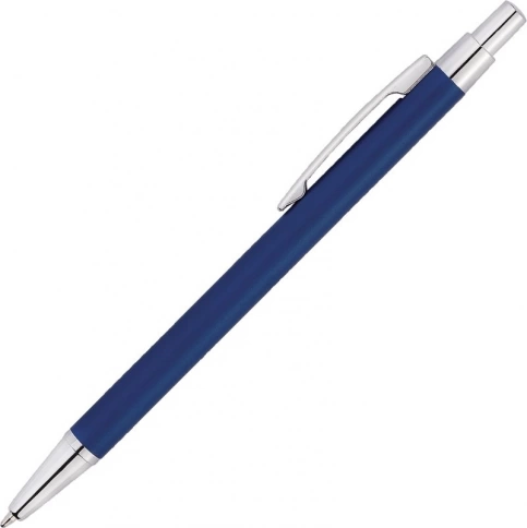 Ручка металлическая шариковая Vivapens MOTIVE, синяя с серебристым фото 2