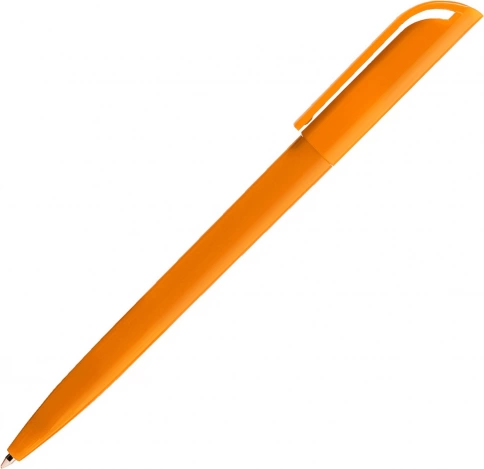 Ручка пластиковая шариковая SOLKE Global, оранжевая фото 2