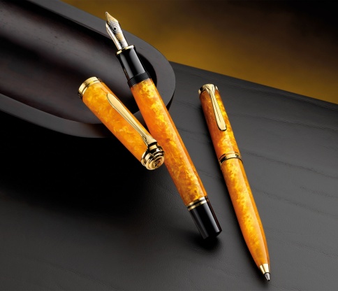 Ручка шариковая Pelikan Souveraen K 600 SE (PL809566) Vibrant Orange подар.кор. фото 4