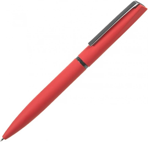 Ручка металлическая шариковая B1 Francisca, красная с серебристым фото 1