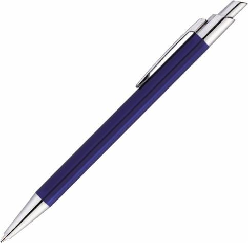 Ручка металлическая шариковая Vivapens Tikko, тёмно-синяя фото 2