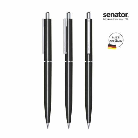 Шариковая ручка Senator Point Polished, чёрная фото 2