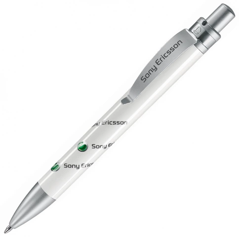 Шариковая ручка Lecce Pen FUTURA, белая с серебристым фото 1