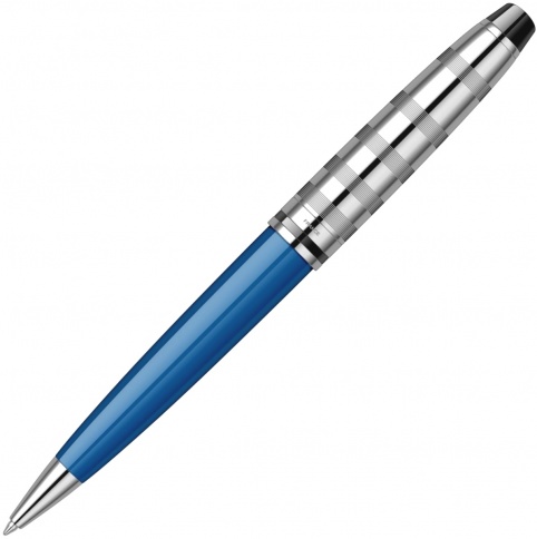 Ручка шариковая Waterman Expert DeLuxe (1904593) Obsession Blue CT M синие чернила подар.кор. фото 3
