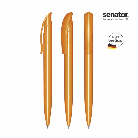 Шариковая ручка Senator Challenger Polished, оранжевая фото 2