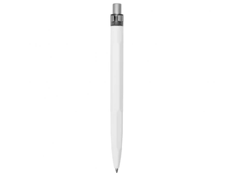 Ручка пластиковая c минералами шариковая Prodir QS30 PQS-S Stone, белая фото 4