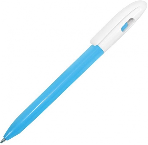 Шариковая ручка Neopen Level, голубая с белым фото 1