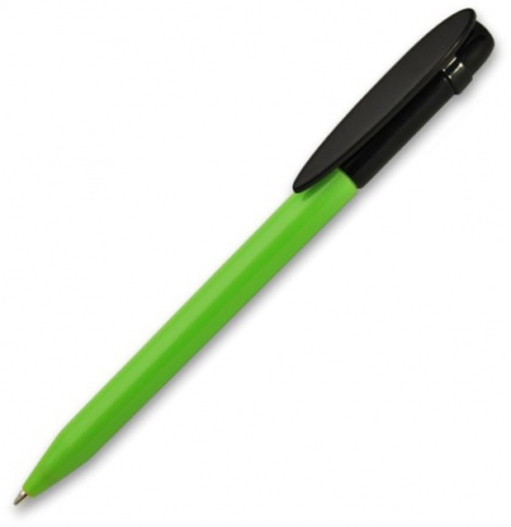 Ручка пластиковая шариковая Grant Arrow Bicolor, салатовая с чёрным фото 1