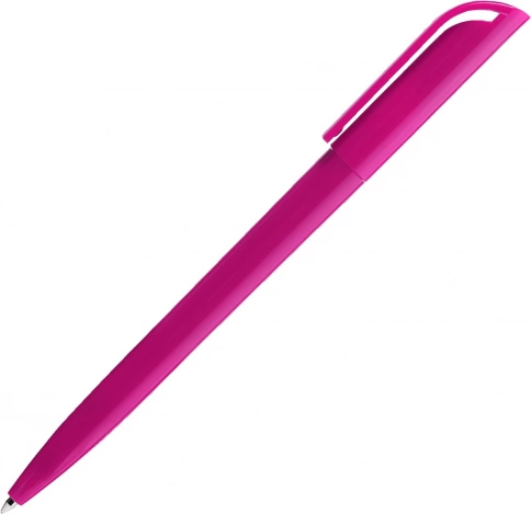 Ручка пластиковая шариковая SOLKE Global, розовая фото 3