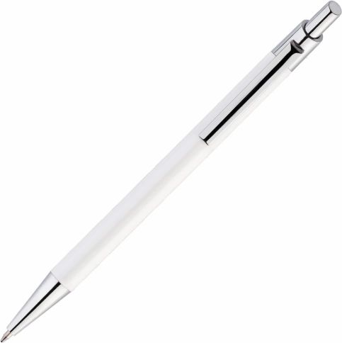 Ручка металлическая шариковая Vivapens Tikko New, белая фото 3