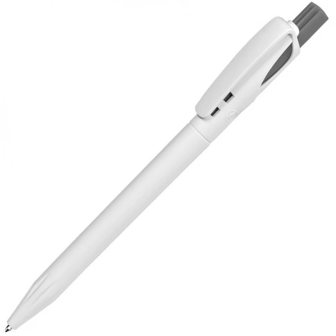 Шариковая ручка Lecce Pen Twin White, бело-серая фото 1