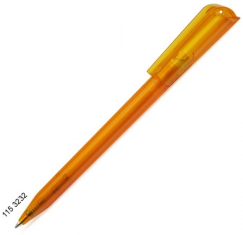 Ручка пластиковая шариковая Grant Prima Transparent, оранжевая фото 1