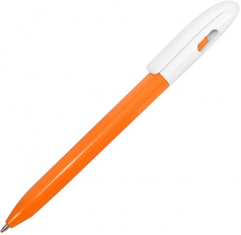 Шариковая ручка Neopen Level, оранжевая с белым фото 1