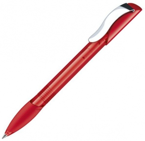 Шариковая ручка Senator Hattrix Metal Clear, красная фото 1