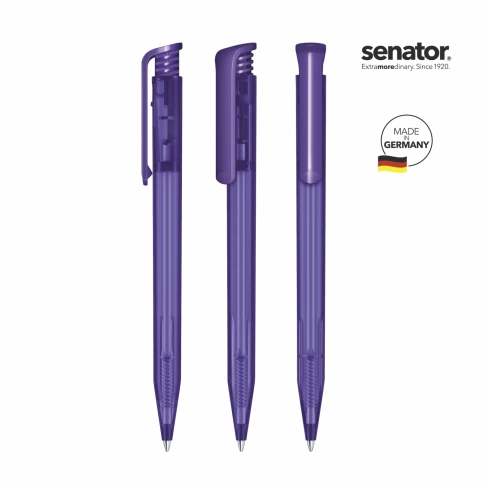 Шариковая ручка Senator Super-Hit Frosted, фиолетовая фото 2