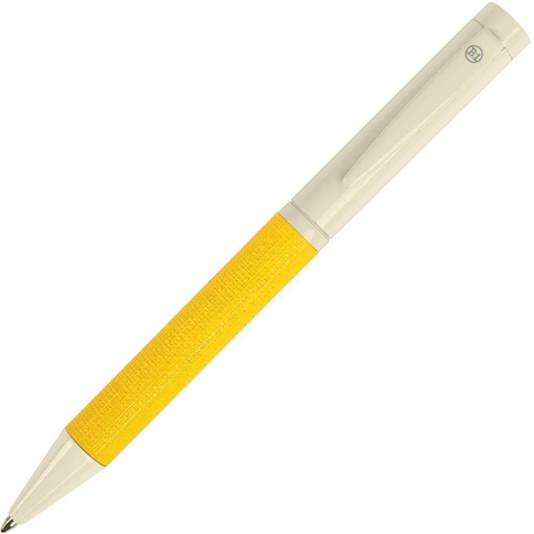 Ручка металлическая шариковая B1 Provence, жёлтая с бежевым фото 1