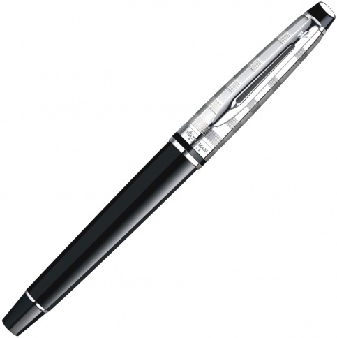 Ручка роллер Waterman Expert 3 Deluxe (S0952340) Black CT F черные чернила подар.кор. фото 2