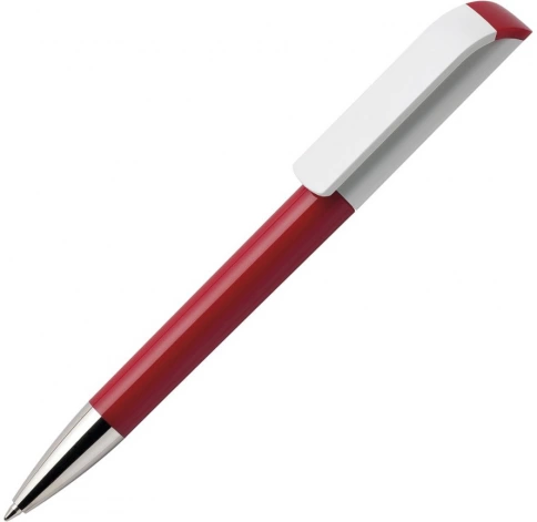 Шариковая ручка MAXEMA TAG, красная с белым фото 1