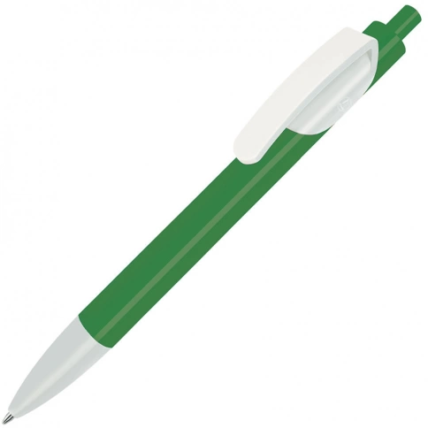 Шариковая ручка Lecce Pen TRIS, зелёная с белым фото 2