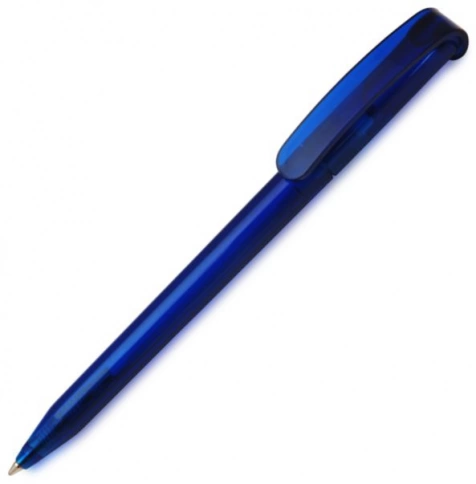 Ручка пластиковая шариковая Grant Automat Transparent, прозрачно синяя фото 1