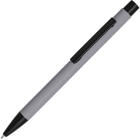 Ручка металлическая шариковая B1 Skinny, серая матовая фото 1