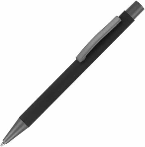 Ручка металлическая шариковая Vivapens MAX SOFT, чёрная фото 1