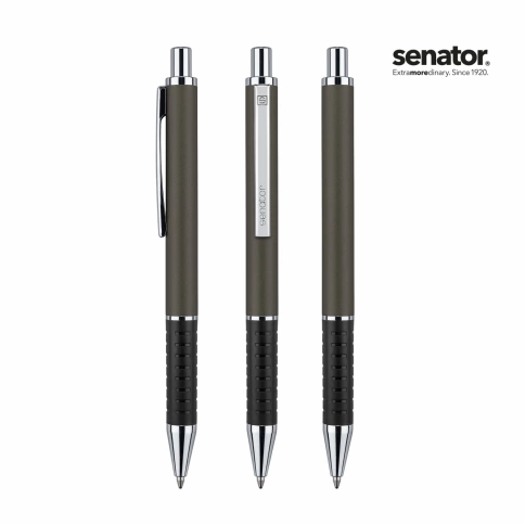 Шариковая ручка Senator Softstar Alu, антрацит фото 2