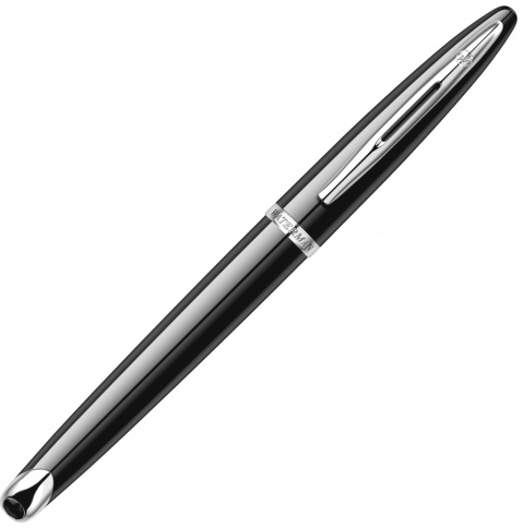 Ручка роллер Waterman Carene (S0293940) Black ST F черные чернила подар.кор. фото 2