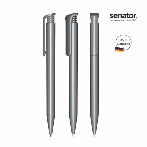 Шариковая ручка Senator Super-Hit Polished, серая фото 2