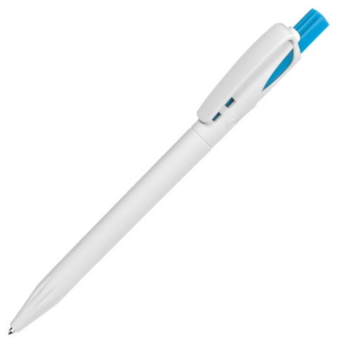Шариковая ручка Lecce Pen TWIN WHITE, бело-голубая фото 1