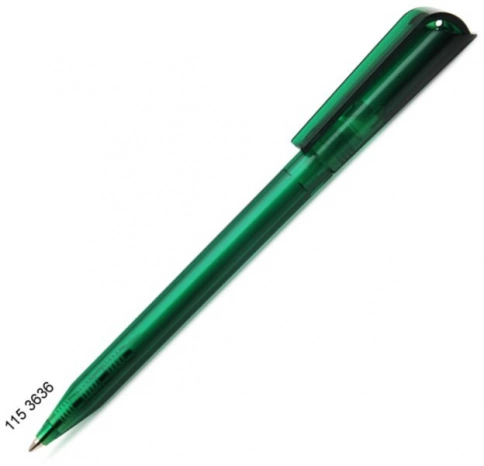Ручка пластиковая шариковая Grant Prima Transparent, прозрачно-зелёная фото 1