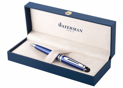 Ручка шариковая Waterman Expert 3 (2093459) Blue CT M синие чернила подар.кор. фото 2
