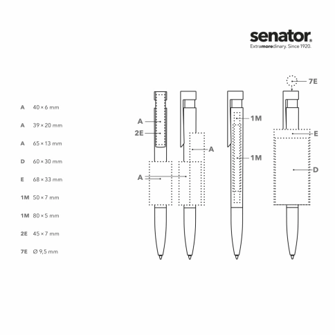 Шариковая ручка Senator Liberty Polished Basic Soft Grip, белая с чёрным фото 3