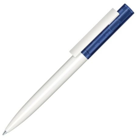 Шариковая ручка Senator Headliner Clear Basic, белая с синим фото 1