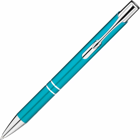 Ручка металлическая шариковая Vivapens KOSKO PREMIUM, бирюзовая фото 2