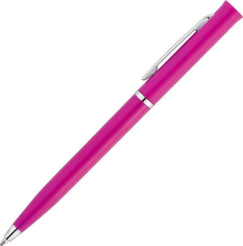 Ручка пластиковая шариковая Vivapens EUROPA, розовая фото 2