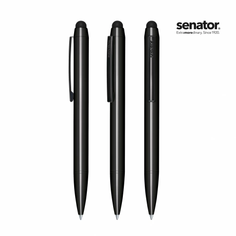 Шариковая ручка Senator Attract Stylus, чёрная фото 2
