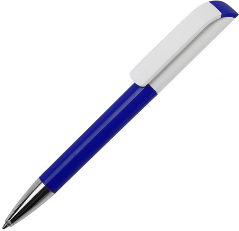 Шариковая ручка MAXEMA TAG, синяя с белым фото 1