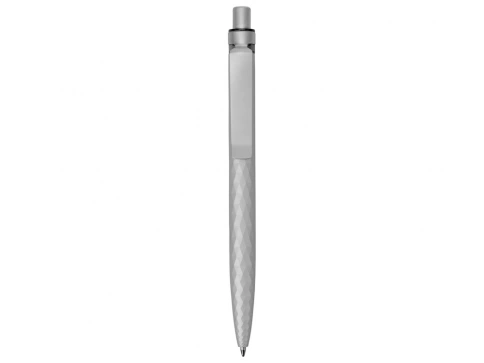 Ручка пластиковая с минералами шариковая Prodir QS01 PQSS Stone, серебристая фото 2